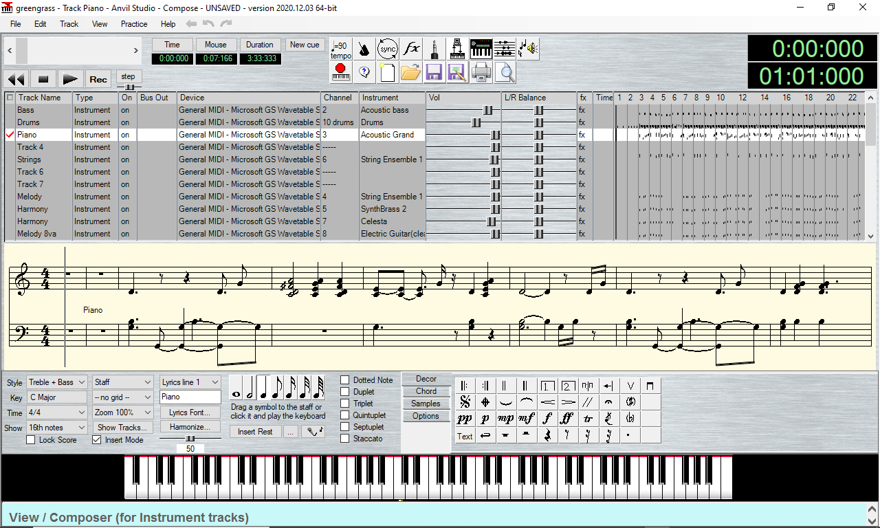 Musescore как подключить midi клавиатуру